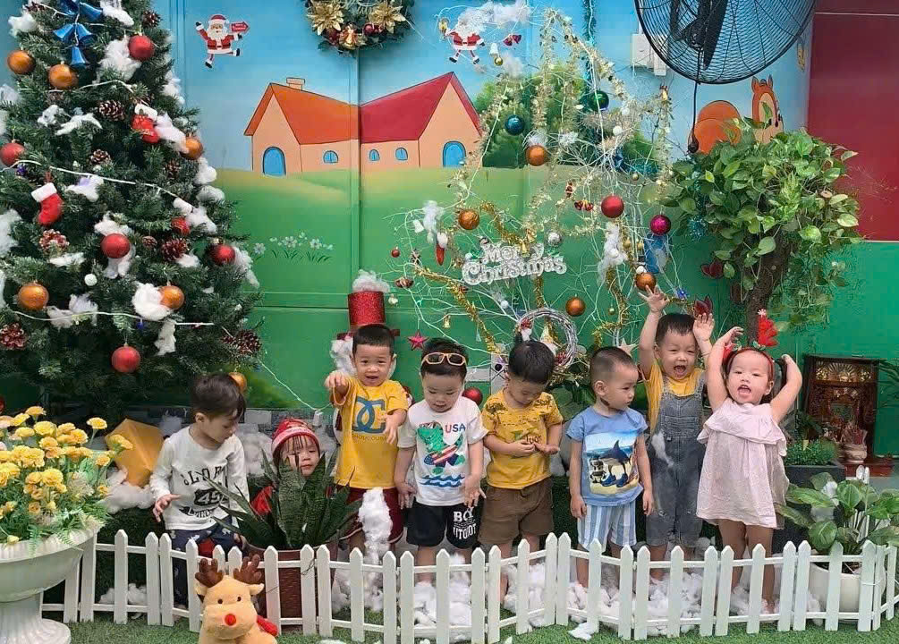 🎄 NOEL YÊU THƯƠNG – GIÁNG SINH RỘN RÀNG TẠI MẦM NON CHỒI XANH 🎅